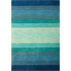 Ombre Blue-Green Striped