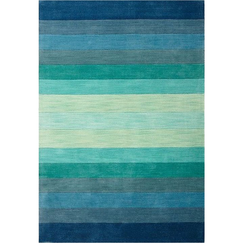 Ombre Blue-Green Striped