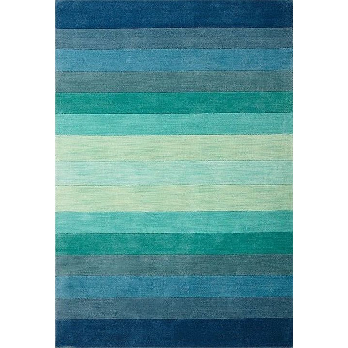 Ombre Blue-Green Striped